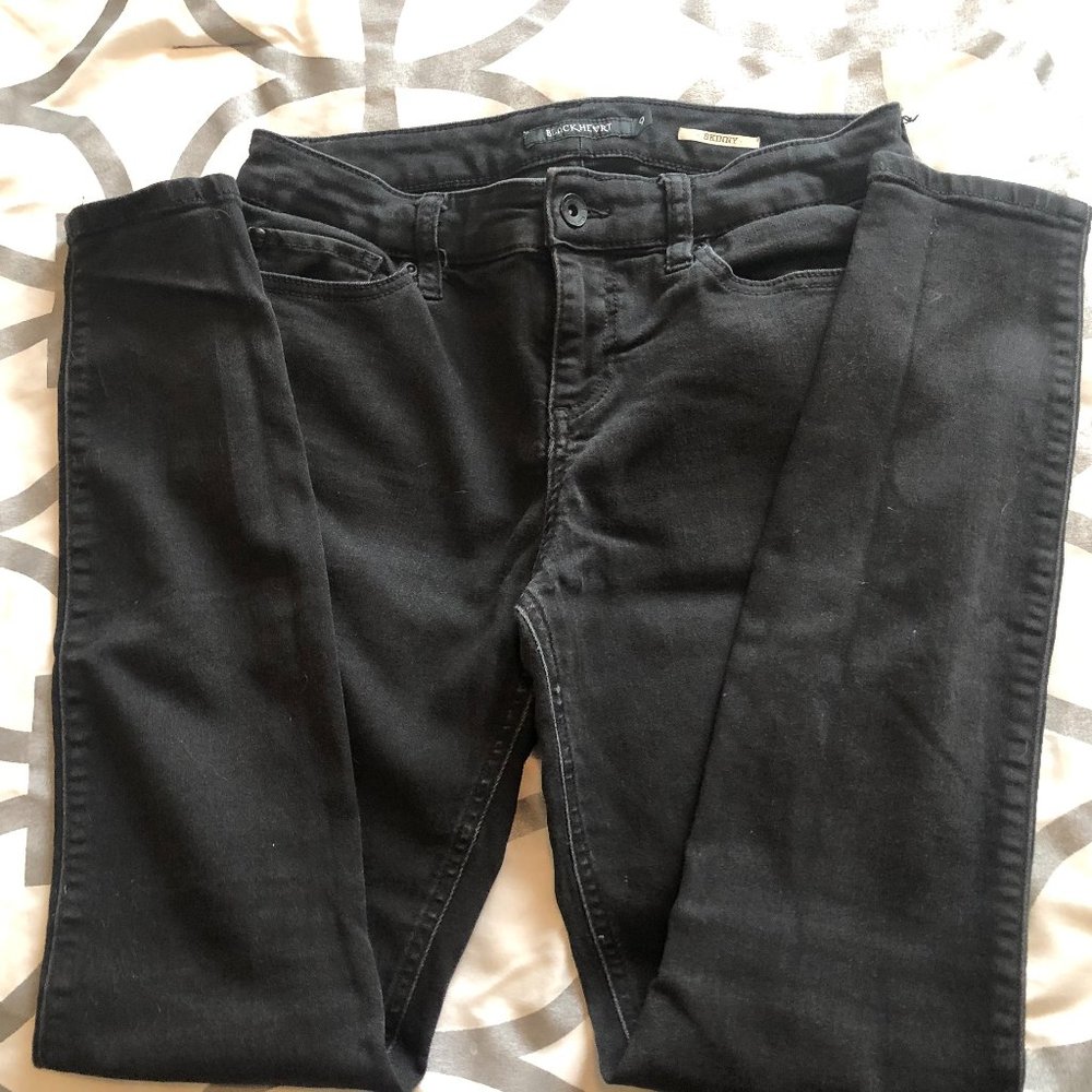 Black Denim - Blackheart Skinny Jeans - Size 9